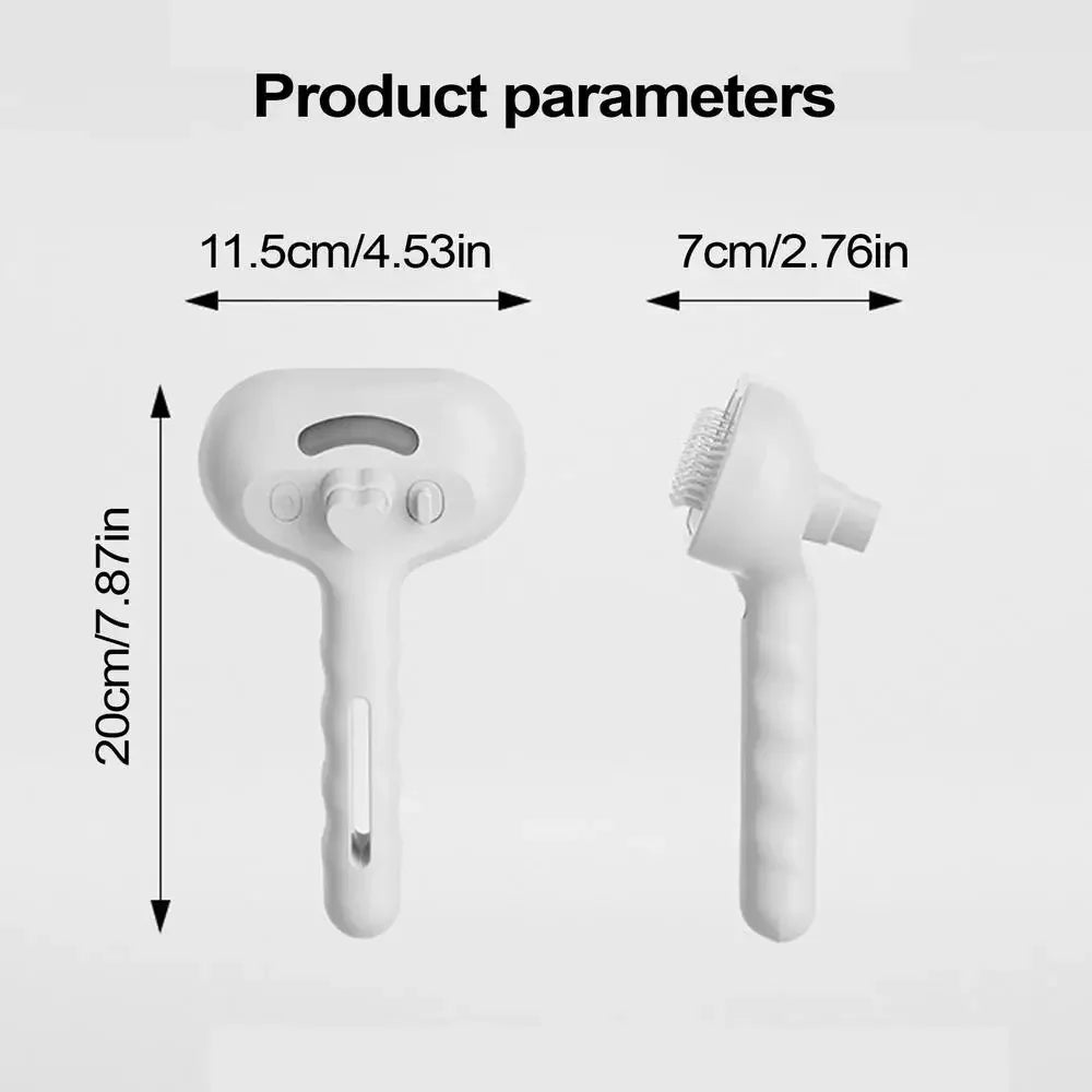 Pet Spray Hair Comb Pet Hair Remover Cleaning Brush Cats Grooming Dog Accessories Tools Dematting Water Mist Humidifier Comb